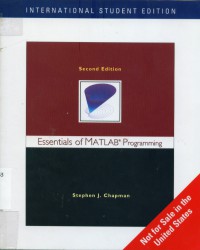 Essentials of MATLAB programming