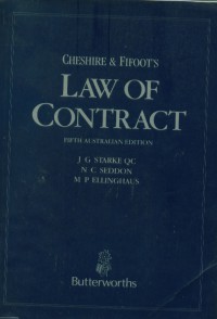 Cheshire and fifoots law of contract