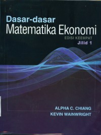 [Fundamental methods of...Bahasa Indonesia]

Dasar-dasar matematika ekonomi