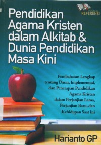 Image of Pendidikan agama Kristen dalam Alkitab dan dunia pendidikan masa kini