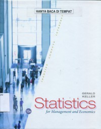 Image of Statistics for management and economics