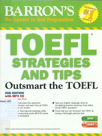 Barron's : Toefl Strategies and Tips Outsmart the Toefl