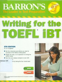 Barron's: Writing for the TOEFL IBT