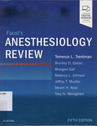 Image of Faust's Anesthesiology Review