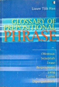 Glossary of Prepositional phrase