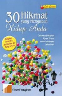 [Life lessons for the journey.bhs Indonesia]
30 Hikmat yang mengubah hidup anda