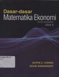 Dasar-dasar matematika ekonomi