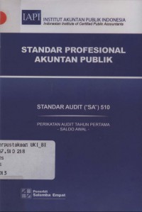 Standar profesional akuntan publik: standar audit (SA) 510