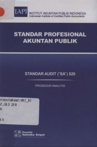 Standar profesional akuntan publik: standar audit (SA) 520