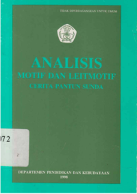 Image of Analisis Motif dan Leitmotif: Cerita Pantun Sunda