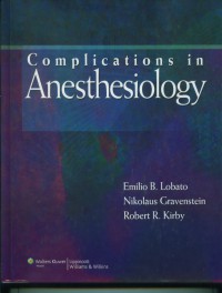 Complications in anesthesiology