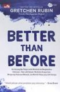 Image of Better Than Before