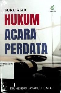 Buku Ajar Hukum Acara Perdata