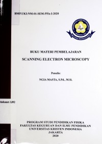Buku Materi Pembelajaran Scanning Electron Miscroscopy