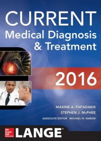 Image of Current medical diagnosis & treatment 2016