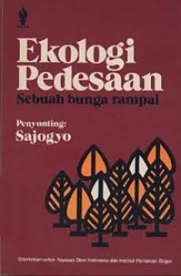 Image of Ekologi Pedesaan: Sebuah Bunga Rampai