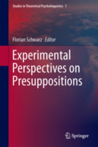 Image of Experimental perspectives on presuppositions