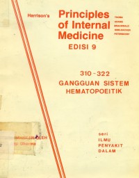 Harrison's Principles of Internal Medicine: Gangguan Sistem Hematopoetik
