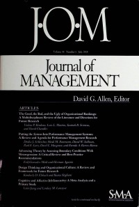 Journal Of Management (JOM), July 2018