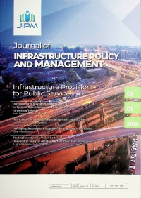 Journal of Infrastructure Policy and Management : Infrastructure Provision for Public Services Juli 2018