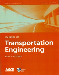 Journal Of Transportation Engineering January 2017