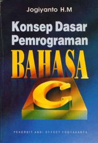 Konsep dasar pemrograman bahasa C.