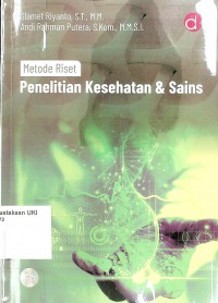 Metode Riset Penelitian Kesehatan & Sains