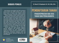 Pendaftaran Tanah: Pensertipikatan Hak Atas Tanah dan Peralihannya