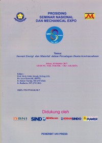 Prosiding Seminar Nasional dan Mechanical Expo