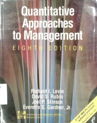 Quantitative Approaches to Management, Eight Edition