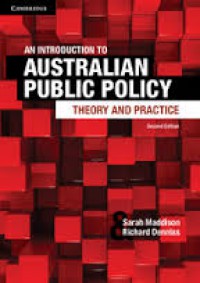 An Introduction to Australian Public Policy : Theory and Practice