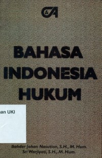 Bahasa Indonesia Hukum