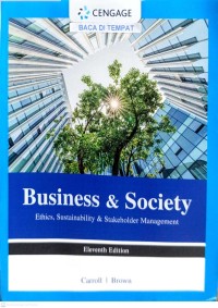 Image of Business & Society : Ethics, Sustainability & Stakeholder Management