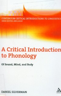 Image of A critical introduction to phonology:of sound,mind,and body