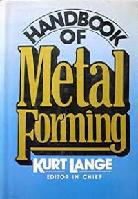 Handbook of metal forming