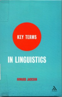 Key Terms In Linguistics