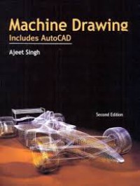 Image of Machine Drawing Includes AutoCAD