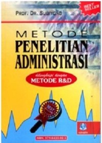 Image of Metode Penelitian Administrasi