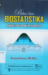 Buku ajar biostatistika:aplikasi pada penelitian kesehatan