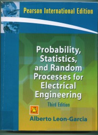 Probability,statistics and random processes for electrical engineering