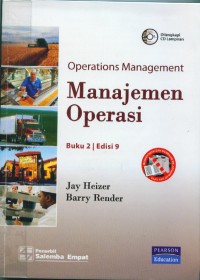[Operations Management. Bahasa Indonesia] 
Manajemen Operasi Edisi 9 Jilid 2