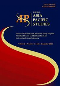 Jurnal Asia Pacific Studies/ July-Dec 2022