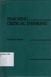 Teaching Critical Thinking