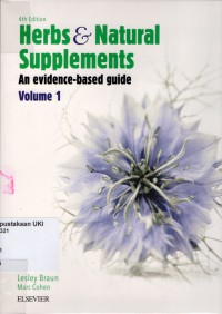 Herbs & Natural Supplements : an evidence-based guide