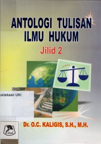 Antologi Tulisan Ilmu Hukum