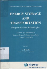 Energy Storage and Transportation : prospects for new technologies