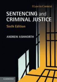 Image of Sentencing and criminal justice