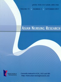 Asian Nursing Research Volume 11, No.3