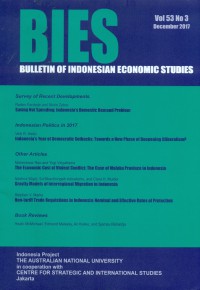Bulletin of Indonesian Economic Studies (BIES) December 2017