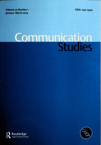 Communication Studies, January-March 2019
